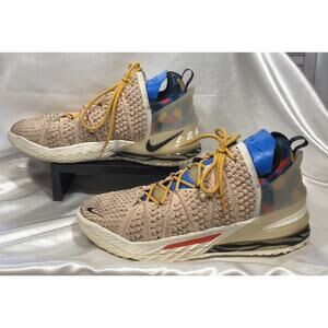 Nike LeBron 18 Majestic Ferocity Lion Tan CW3156-900 Size 14